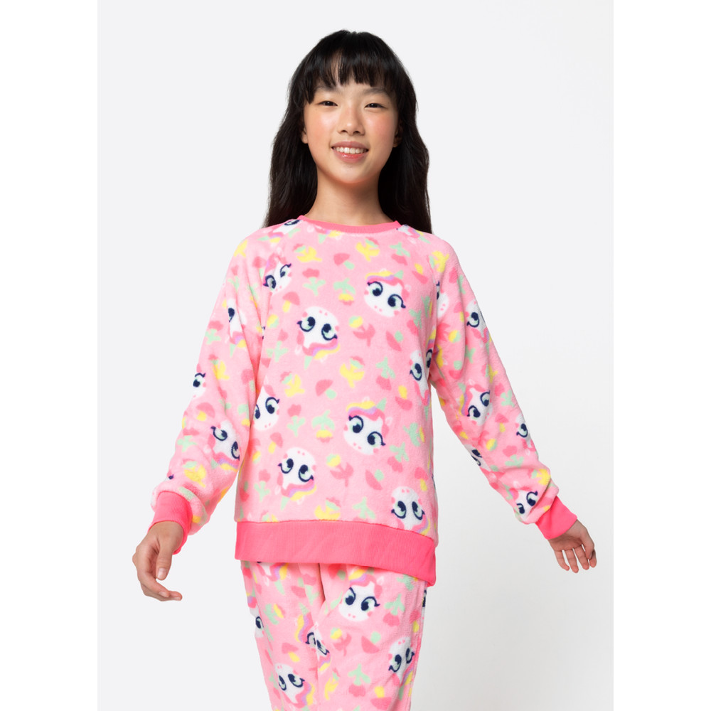 Pijama Manga Longa Soft Menina Teen Unicórnio Encantado - Puket