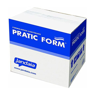 Formulário Contínuo Razão 1 Via Branco 240x140mm Jandaia em Oferta na Shopee