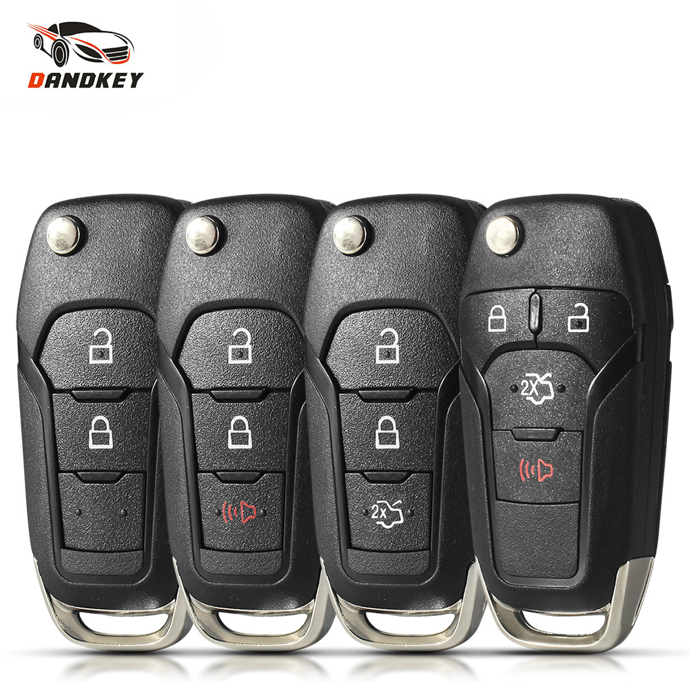 Para Ford Dobrável Chave Capa Titular Caso Do Carro Escudo Ranger Mustang Ecosport Everest Foco Fiesta Explorer