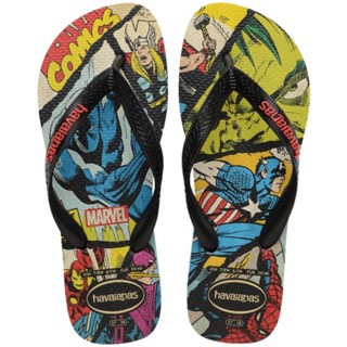 Chinelo Havaianas Top Marvel Classics - Preto e Vermelho em Oferta na Shopee