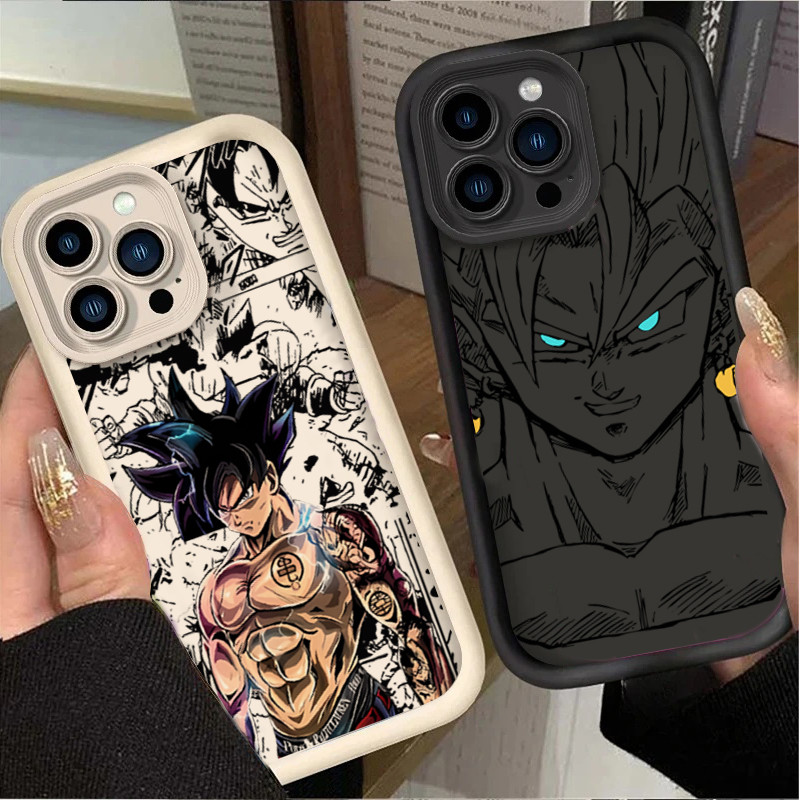 Capa De Telefone Para Samsung Galaxy A55 A54 A15 A14 A35 A12 A22 5G A72 A06 A70 A01 A16 Anime Dragon Ball Goku Dos Desen