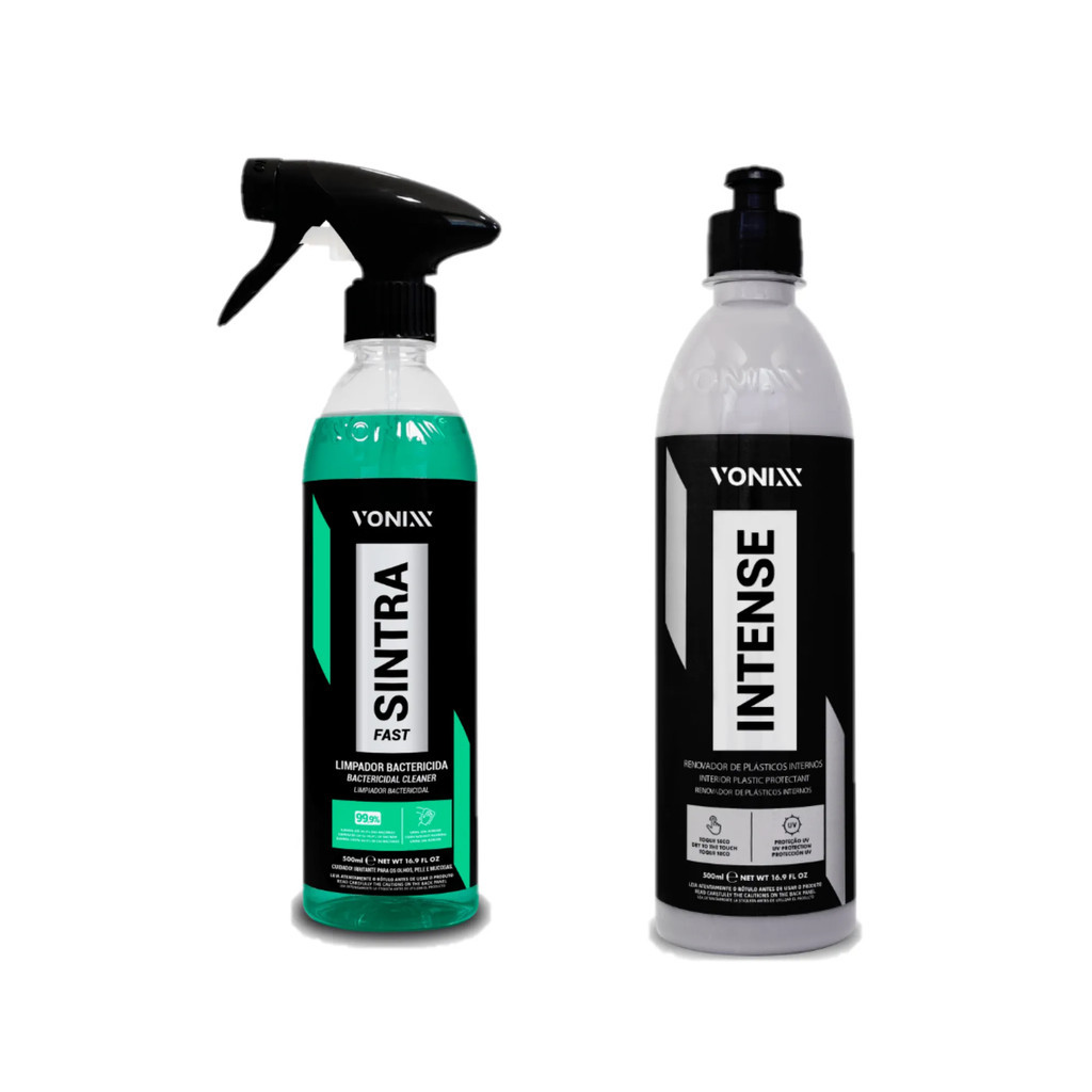 Kit Limpeza Interna Intense e Sintra Fast Vonixx