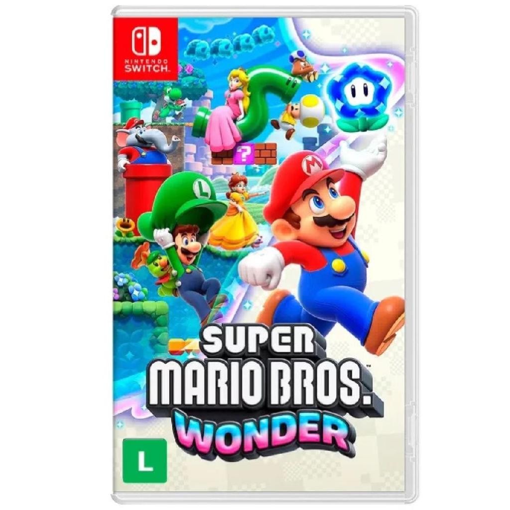 Jogo Super Mario Bros Wonder Nintendo Switch Mídia Física Original Lacrado