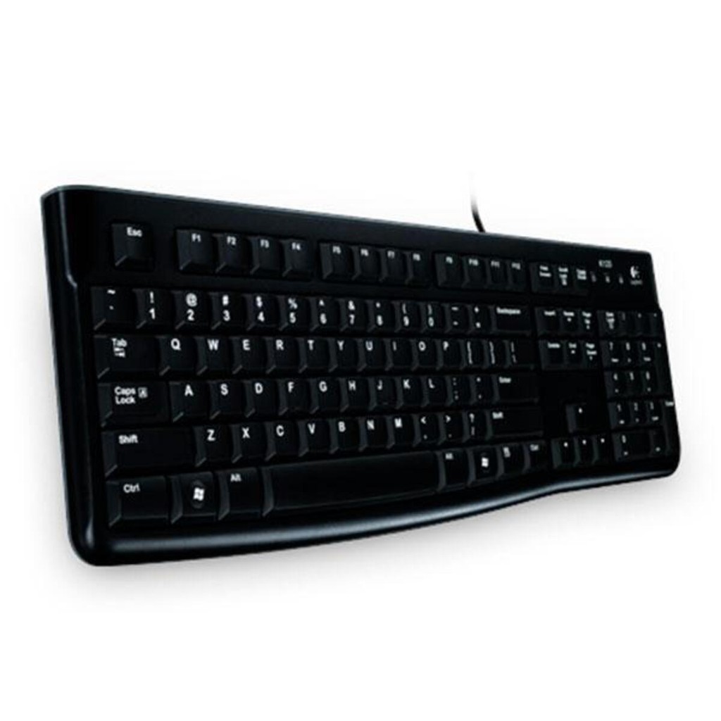 Teclado Logitech K120 USB Preto, 920-004423 em Oferta na Shopee