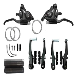 KIT PASSADOR ALAVANCA RAPID FIRE 21 MARCHAS COM MANETES DE FREIO E CABOS - PARA MOUNTAIN BIKE
