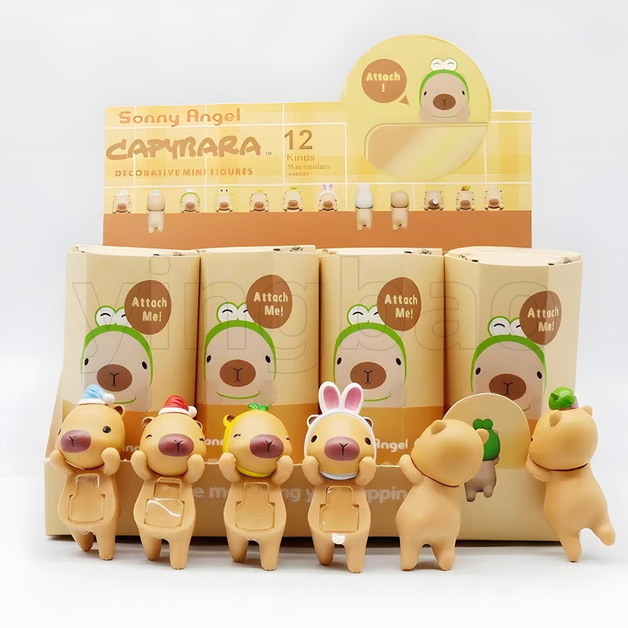 Capivara Hipper Mini Figuras Hippers Caixa Cega Boneca Encantadora Para O Telefone Móvel Computador Carro Escritório Em em Oferta na Shopee
