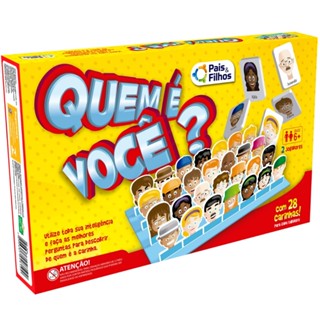 JOGO QUEM É VOCÊ? PAIS E FILHOS PERSONAGEM ADVINHA BRINQUEDO DE MESA TABULEIRO PERGUNTAS CARA A CARA em Oferta na Shopee