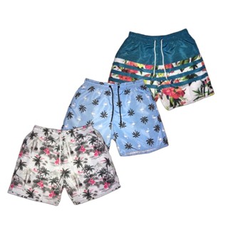 Kit 3 Bermuda Masculina Short Mauricinho Praia Tactel Estampado Verão 2025 em Oferta na Shopee