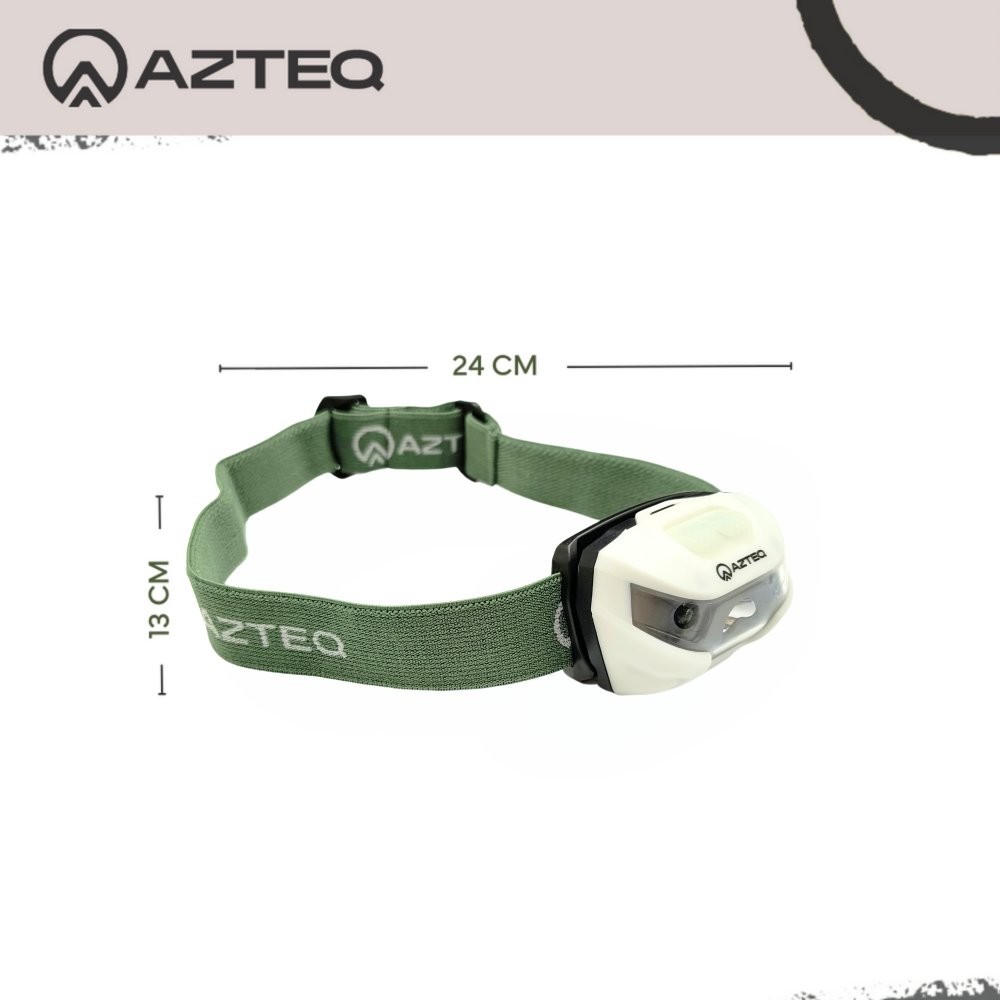 Lanterna De Cabeça Azteq Recarregável Magik | 120 Lúmens