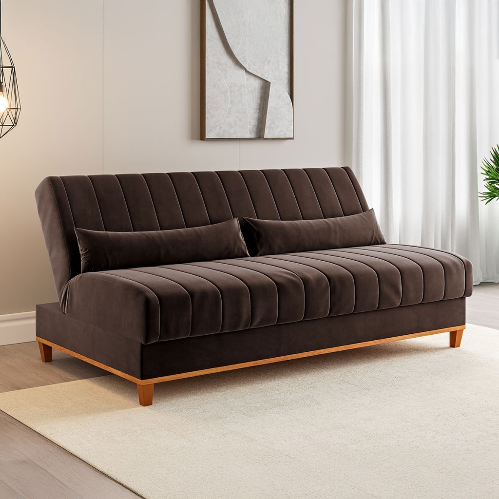 Sofá Cama 3 Lugares Reclinável Tequila - Viero Móveis - Home & Living