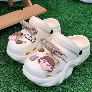 (Trendy) Lovito Sandália Plana Casual Linda Menina Eva Antiderrapante À Beira-Mar Para Mulheres LFA79002 em Oferta na Shopee