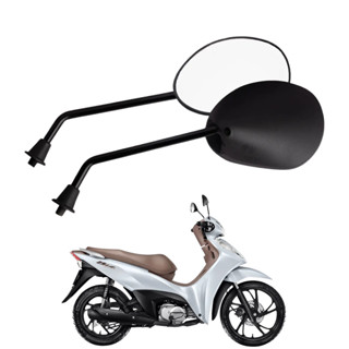 Retrovisor Honda Biz 125 / Pop 100 / Bros 09 em diante – Par LD + LE em Oferta na Shopee