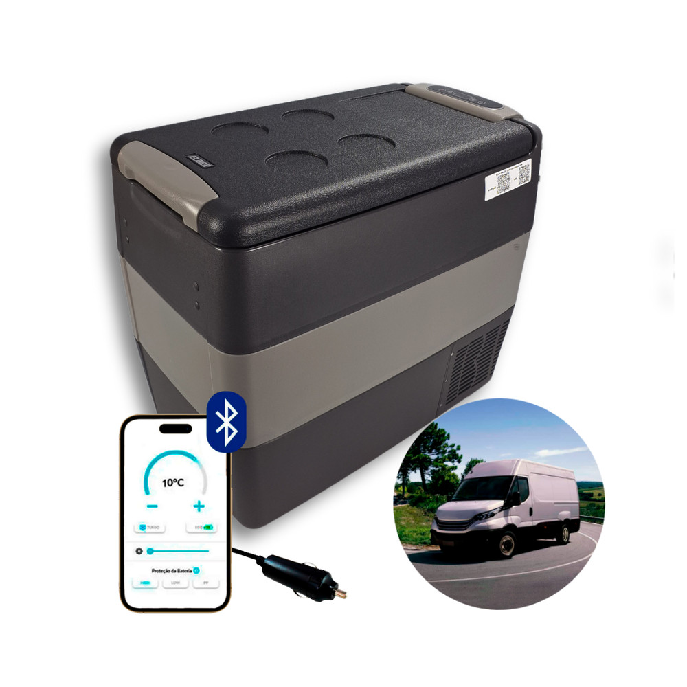 Geladeira Portátil P/Van 51 Litros 12v/24v Elber