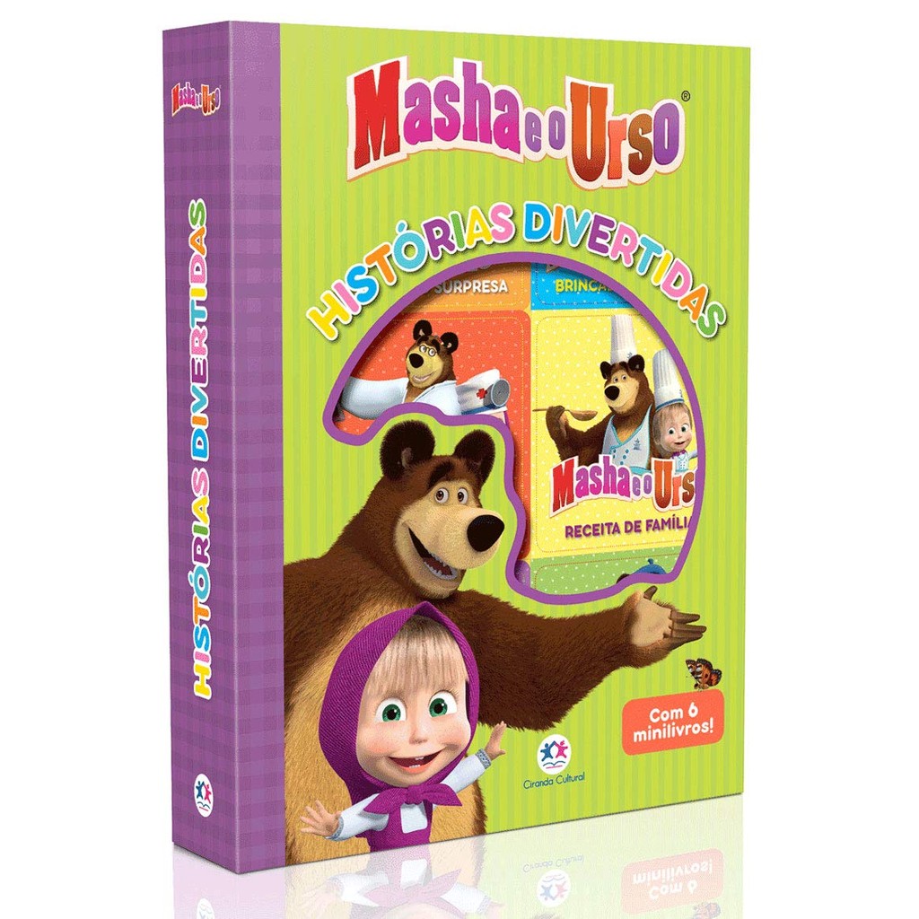 Masha e o Urso - Histórias divertidas: Com 6 mini livros!