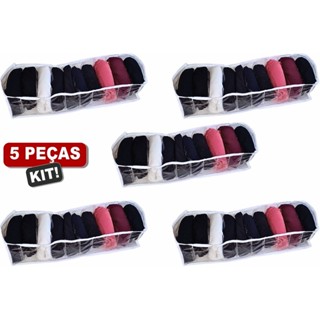 Kit 5 Colmeias Organizadora De Roupa Intimas Lingerie, Cuecas, Meias tamano  - 40x10x15cm em Oferta na Shopee