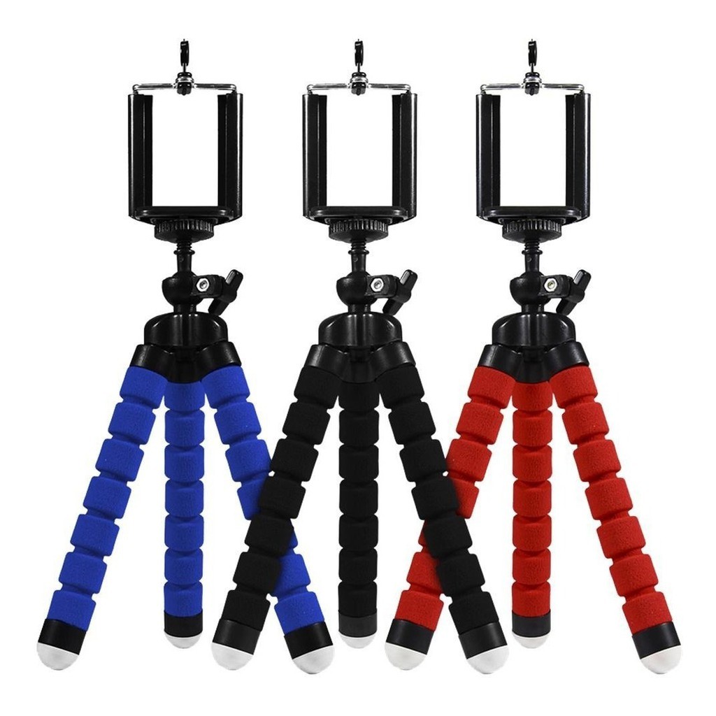 Tripé Celular Portátil Mini Suporte Flexível Apoio Celular em Oferta na Shopee