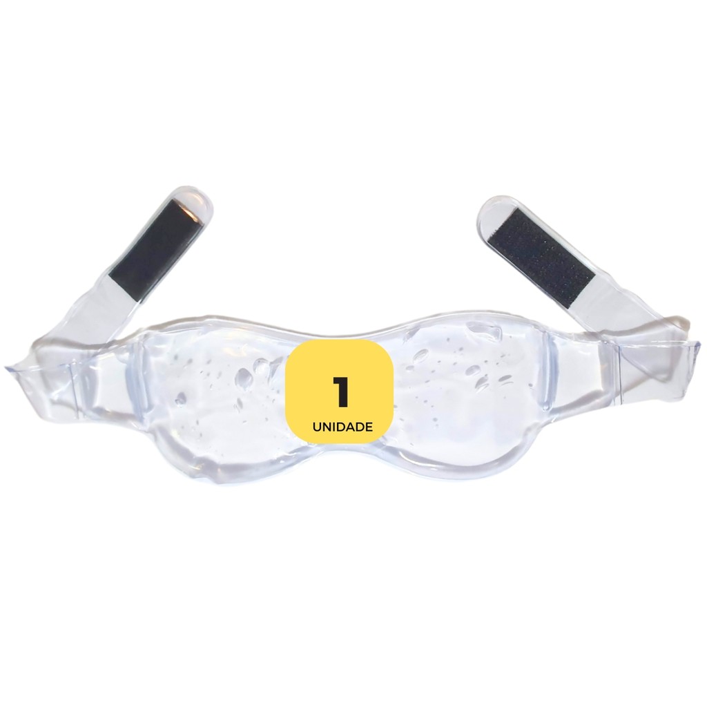 Máscara Gel Termogel - Frio e Quente - Transparente 30 x 9 cm 1 unidade