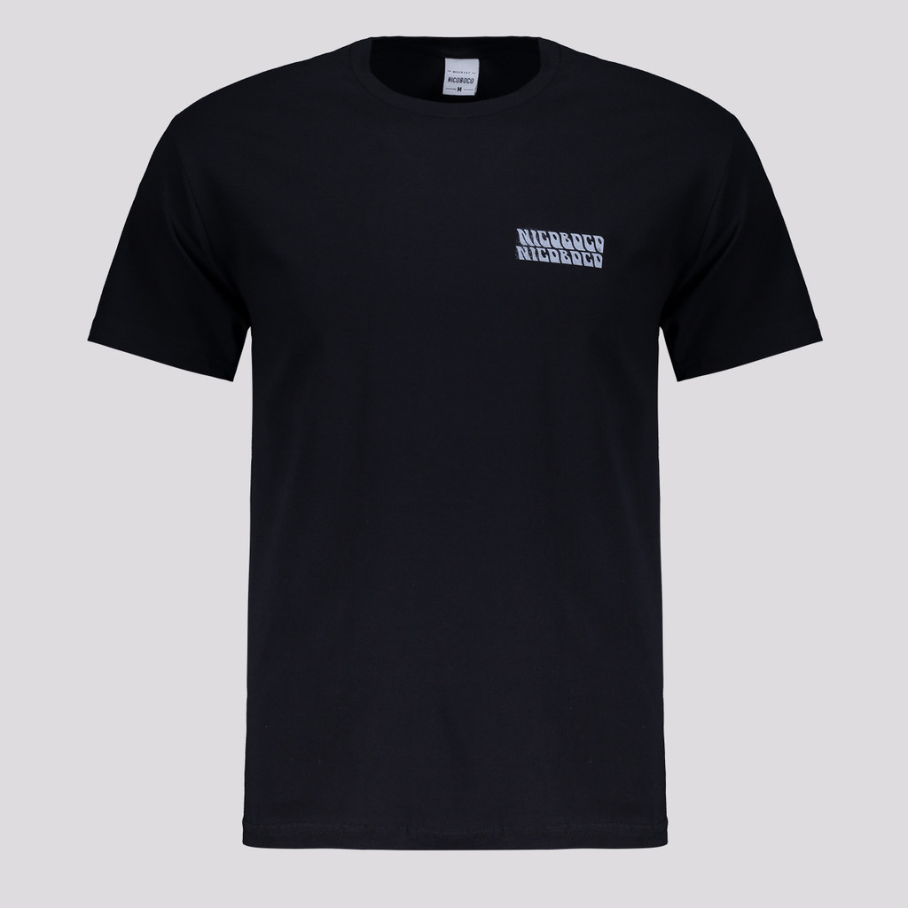 Camiseta Nicoboco Tianno Preta - Men Clothes