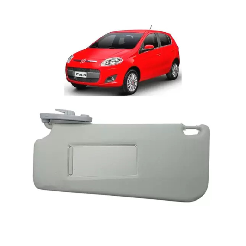 NT1061FT QUEBRA SOL FIAT NOVO PALIO/GRAND SIENA 2012/2017/MOBI 2017/PUNTO/LINEA 2008/2017 ESQUERDO COM ESPELHO - NEWTEC
