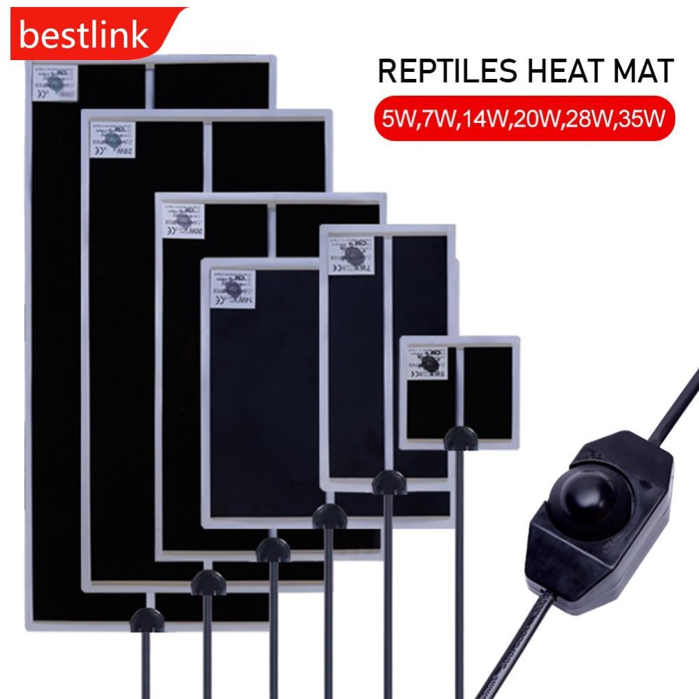 BESTLINK Ue Plug Pet Almofada De Aquecimento Réptil Cobertor Elétrico Quente Ajustável Controlador Temperatura Incubador