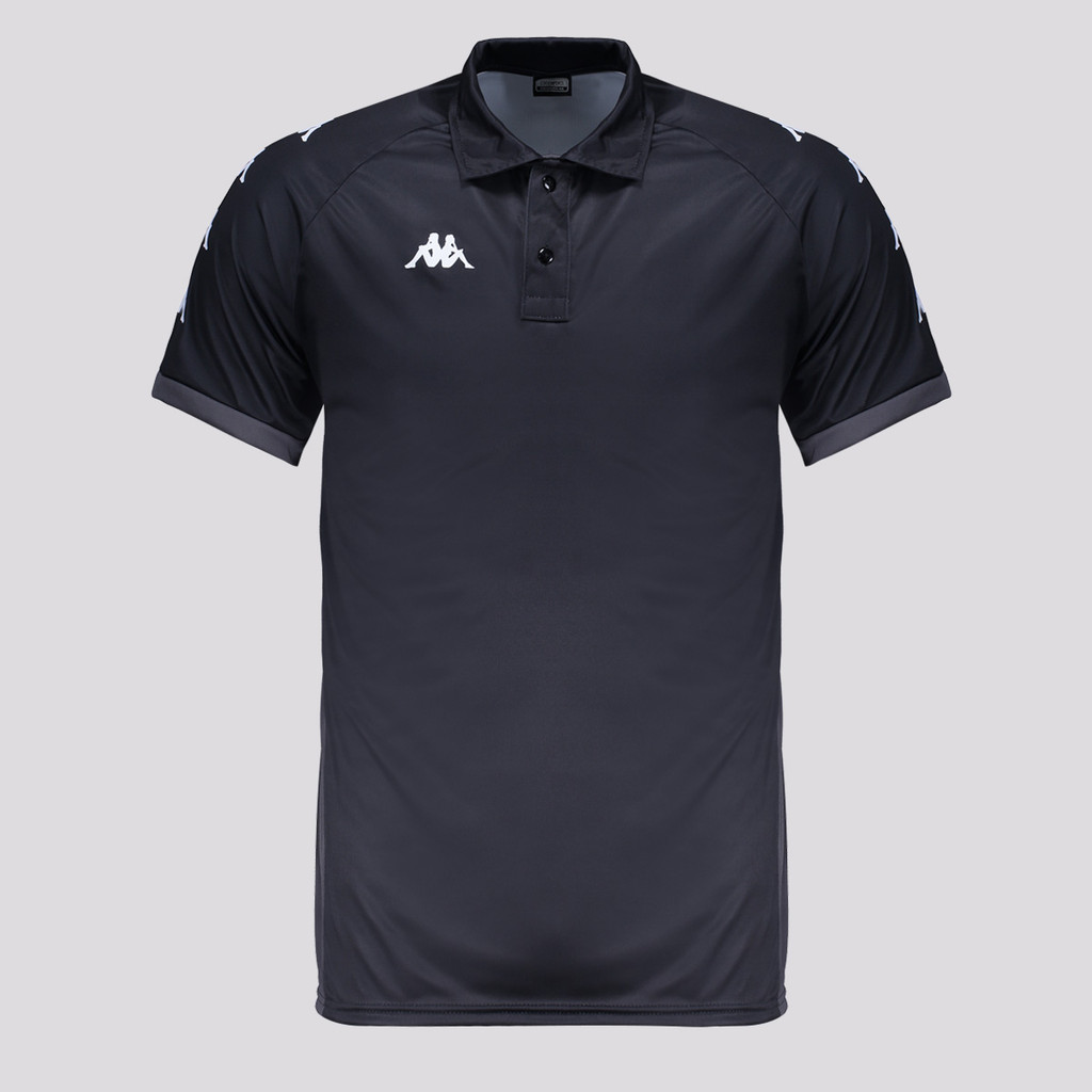 Polo Kappa Sidder Preta - Men Clothes
