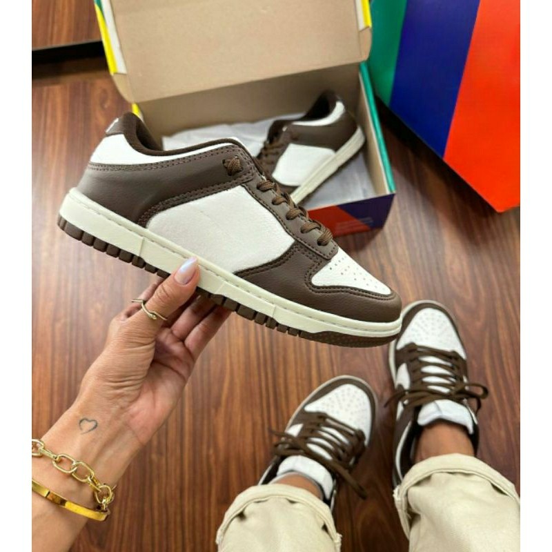 Tênis Masculino Feminino Academia Marrom Casual Premium ENVIO RÁPIDO