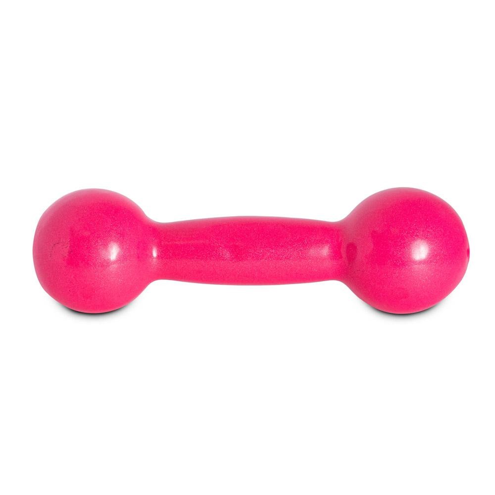 Halter Emborrachado 6Kg Ferro Fundido PVC Rosa S6-R Acte - Sports & Outdoors