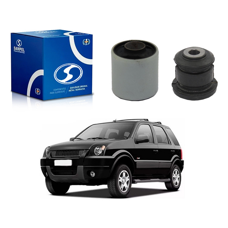 Par Bucha Bandeja Dianteira Ecosport 1.0 2003 A 2005 - Spare Parts and Accessories for Vehicles