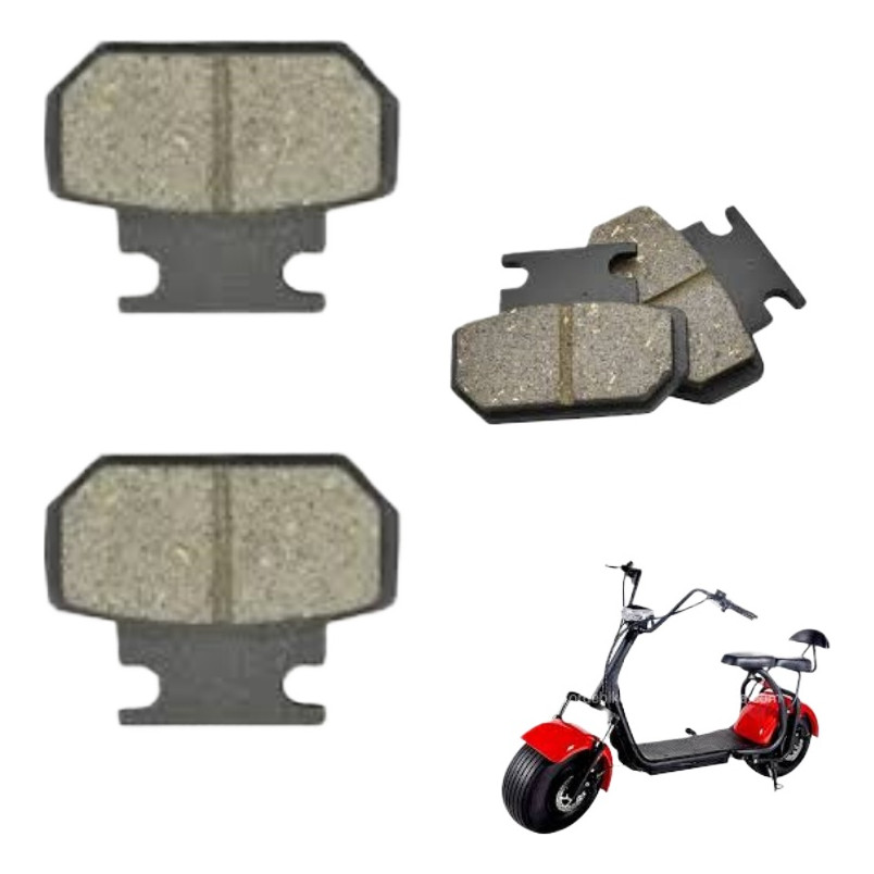 Pastilha De Freio Traseira Scooter Moto Elétrica Citycoco