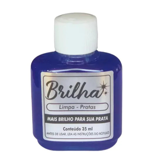 Limpa Jóias Prata Brilha Monzi 35ml Unidades Original Azul
