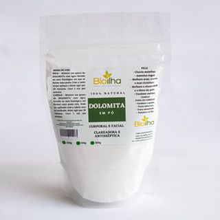 Dolomita em pó | Clareadora manchas e auxilia no tratamento do melasma e controla oleosidade 200gr em Oferta na Shopee