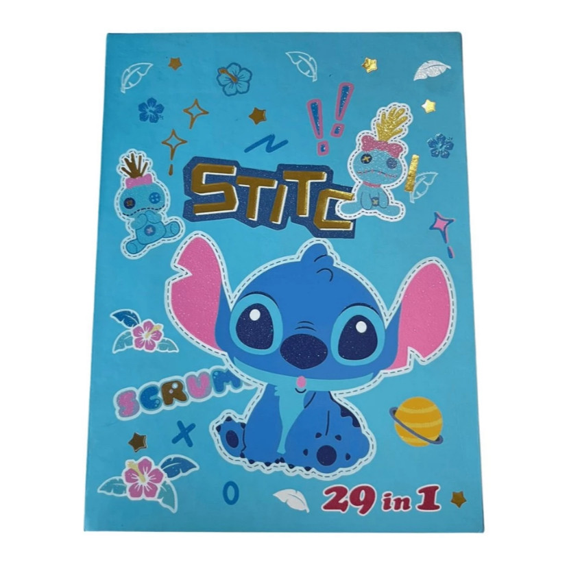 Conjunto de maquiagem Stitch Kids 29 em 1 e Stitch 42cores e Stitch 54cores