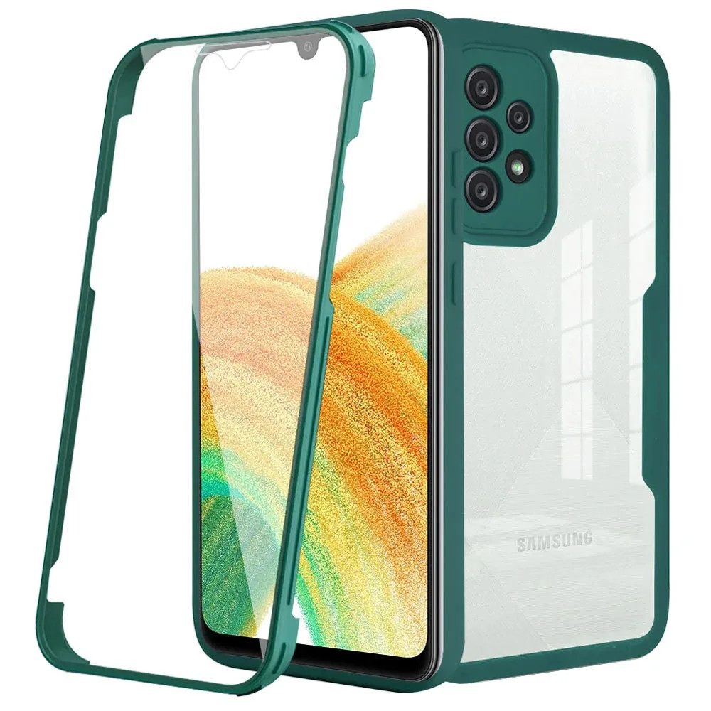 Para Samsung Galaxy A16 A56 A26 A36 A06 A05s A05 A15 A25 A35 A55 A14 A24 A34 A54 A13 A23 A33 A53 A32 A52 360 Capa Protet