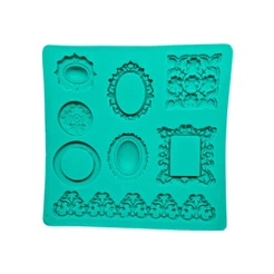 Molde de silicone para biscuit Adereços da Realeza |Cód. A112