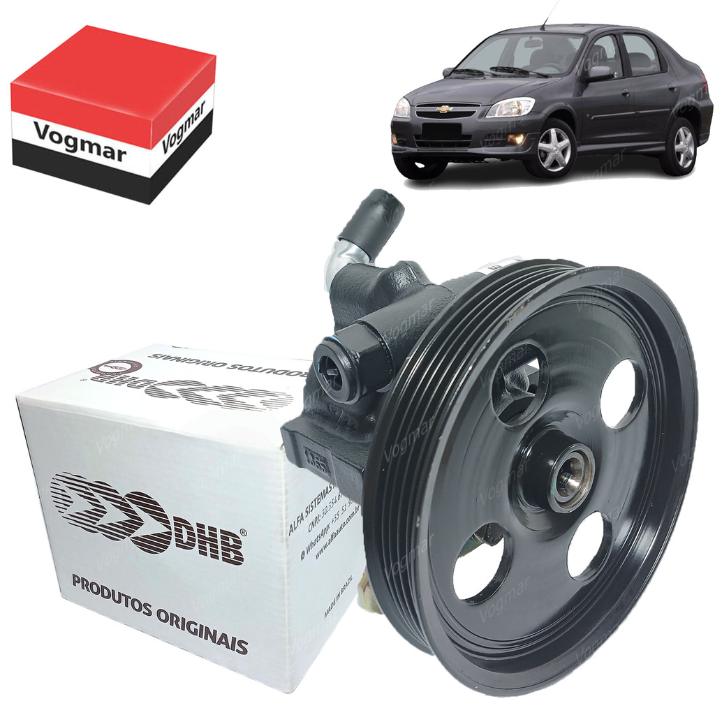 Bomba direcao hidraulica Corsa Classic 2010/2016 Polia 6PK