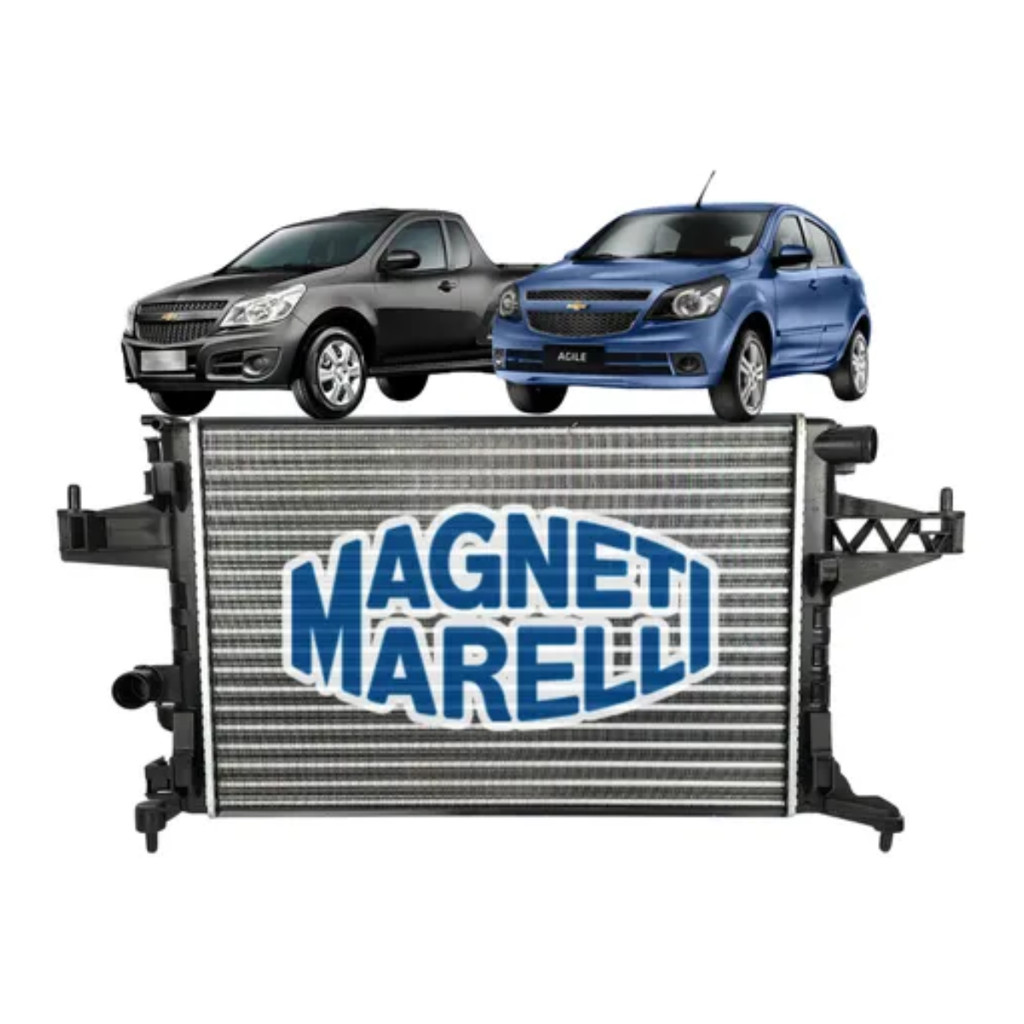 Radiador Magneti Marelli Gm Agile 2009 2012 2015 2018 Montana 2011 2014 2017 2020 em Oferta na Shopee