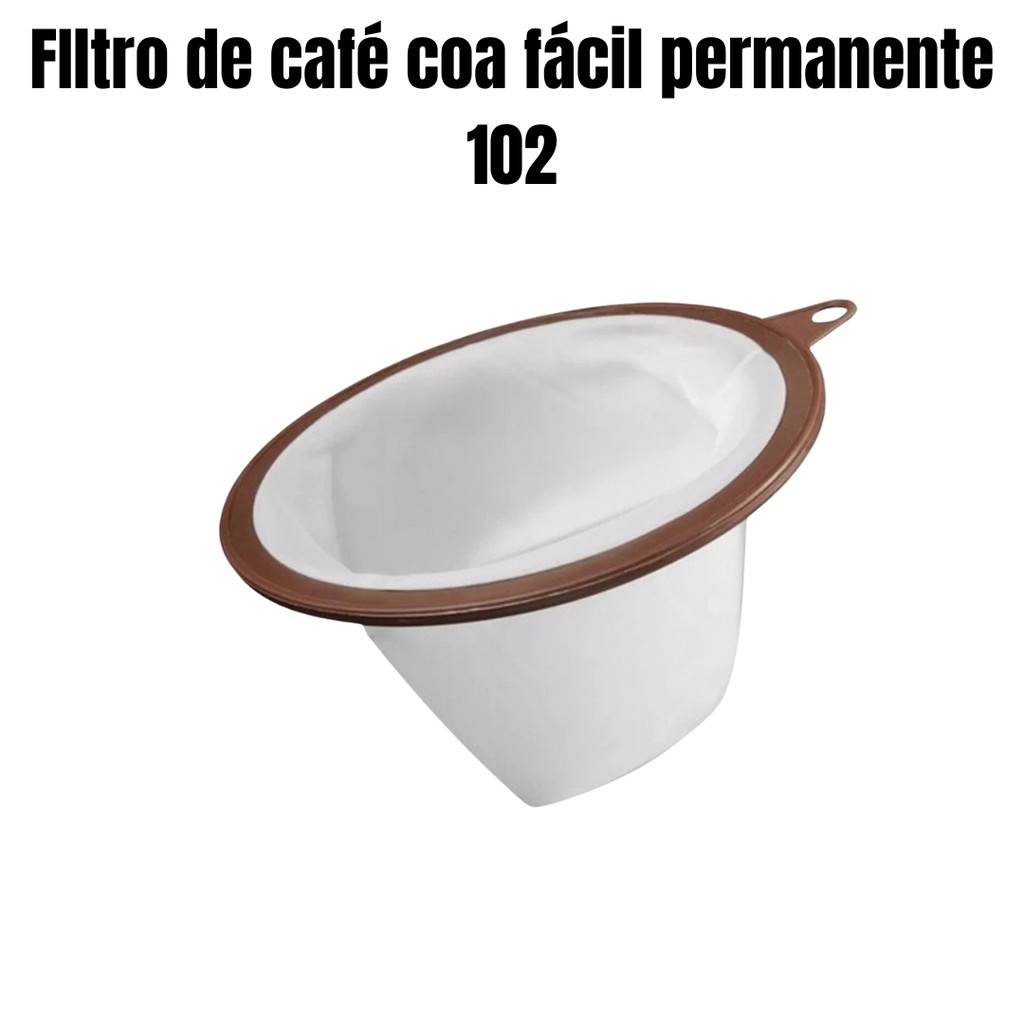 FIltro de café coa fácil permanente 102