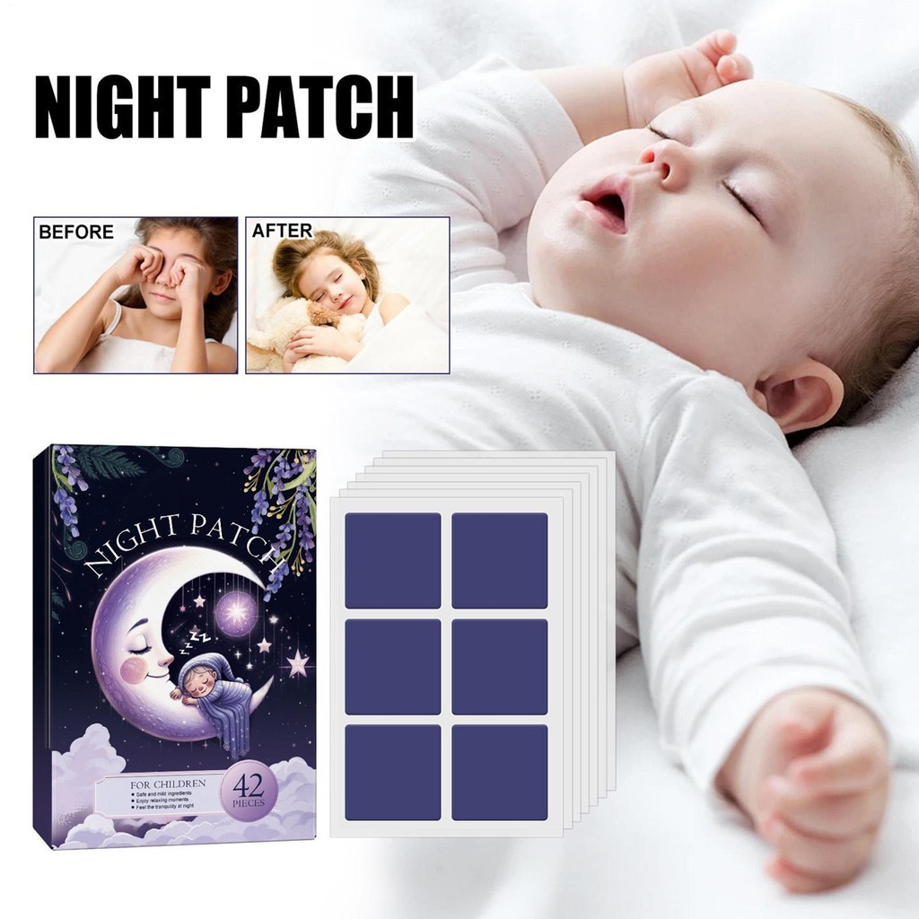 Adesivo Para Dormir Infantil Ajuda As Crianças Rapidamente E Suavemente À Noite . Calmante De Qualidade Do Sono 42 U