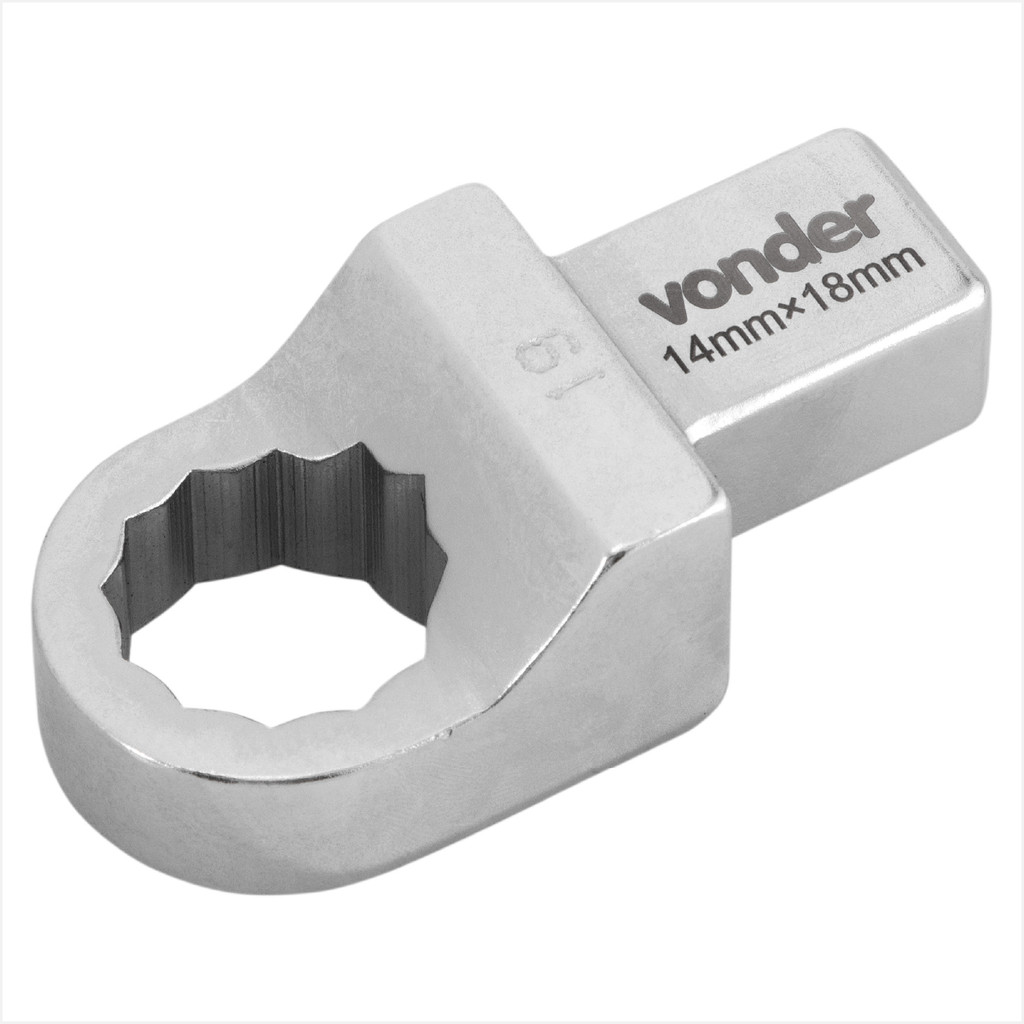 Ponta chave estrela de 19 mm 14 mm x 18 mm torquímetro de estalo intercambiável Vonder