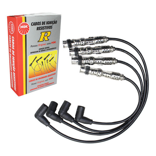 Jogo Cabo De Vela Gol G5 1.0 Para Bobina De 6 Pinos Ngk