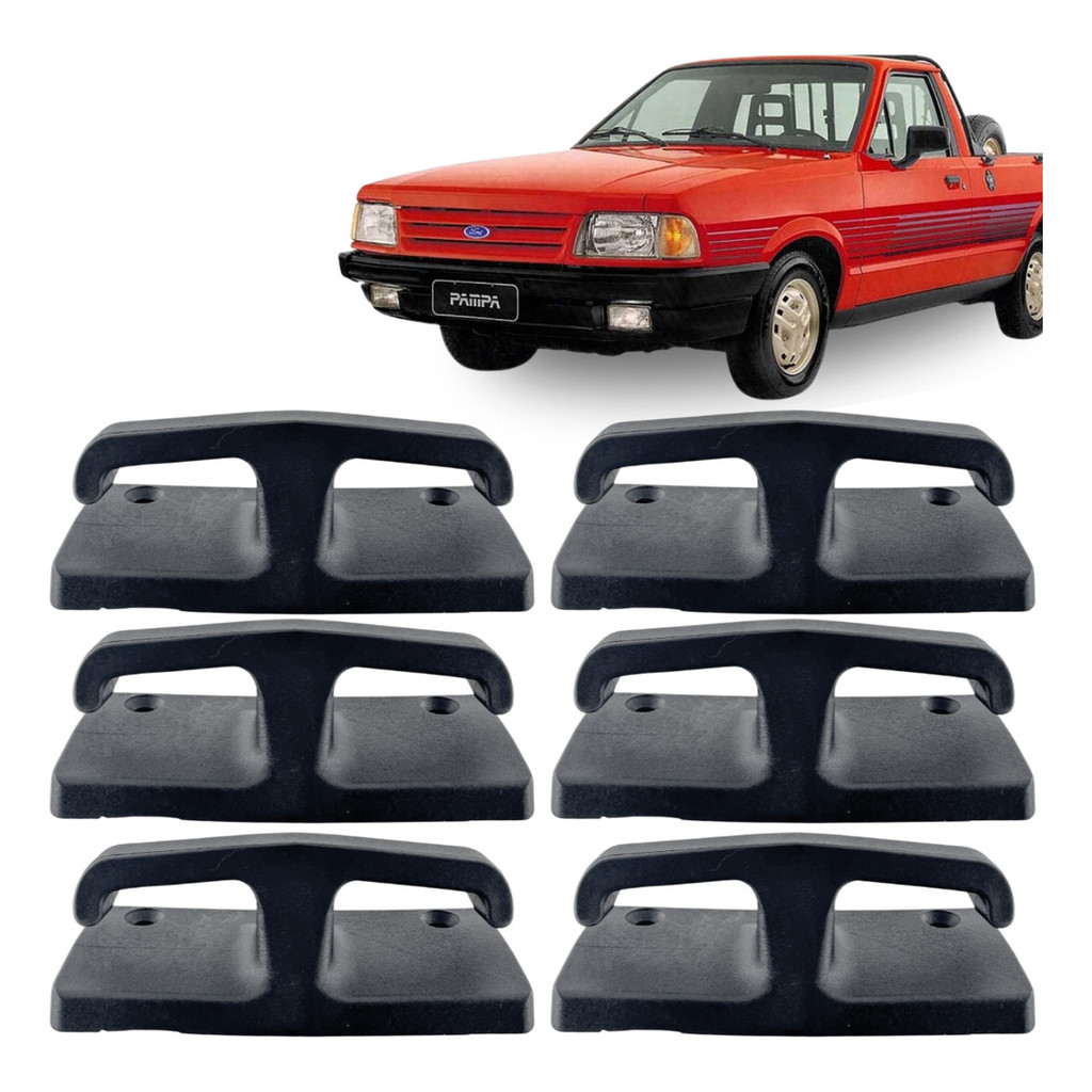 6x Gancho Lateral Caçamba Carroceria Ford Pampa F1000 4.3 Diesel 1993 A 1998