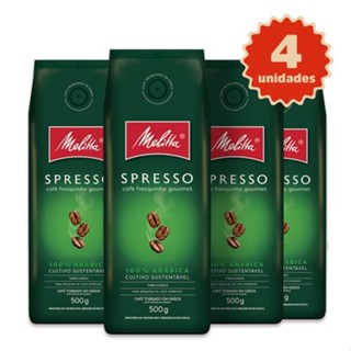 Kit Café Melitta Spresso Grão - 4 Unidades 500g em Oferta na Shopee