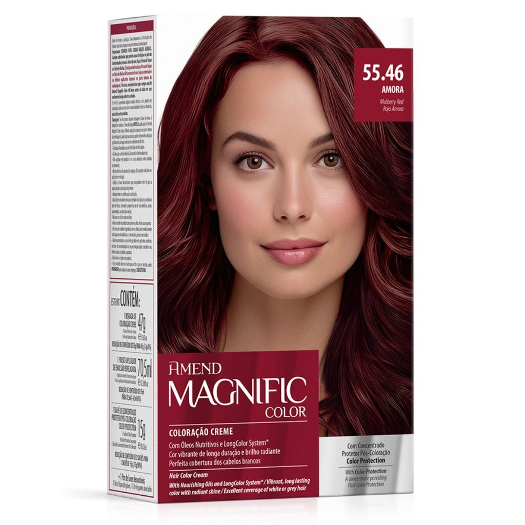 Coloração Magnific Amend Profissional Amora (5546) em Oferta na Shopee