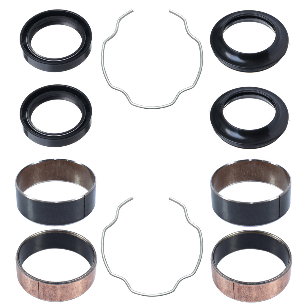 Kit bucha interna externa atrito deslizante bengala CBX250 Twister CB500 antiga CB300R trava guarda pó