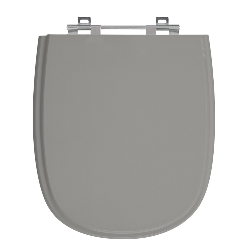 Tampa de Vaso Sabatini Cinza Escuro para Bacia Icasa MDF Laq