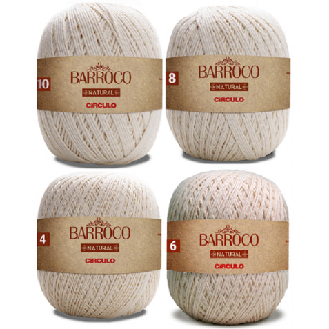Barbante Barroco Natural (700g) - Círculo