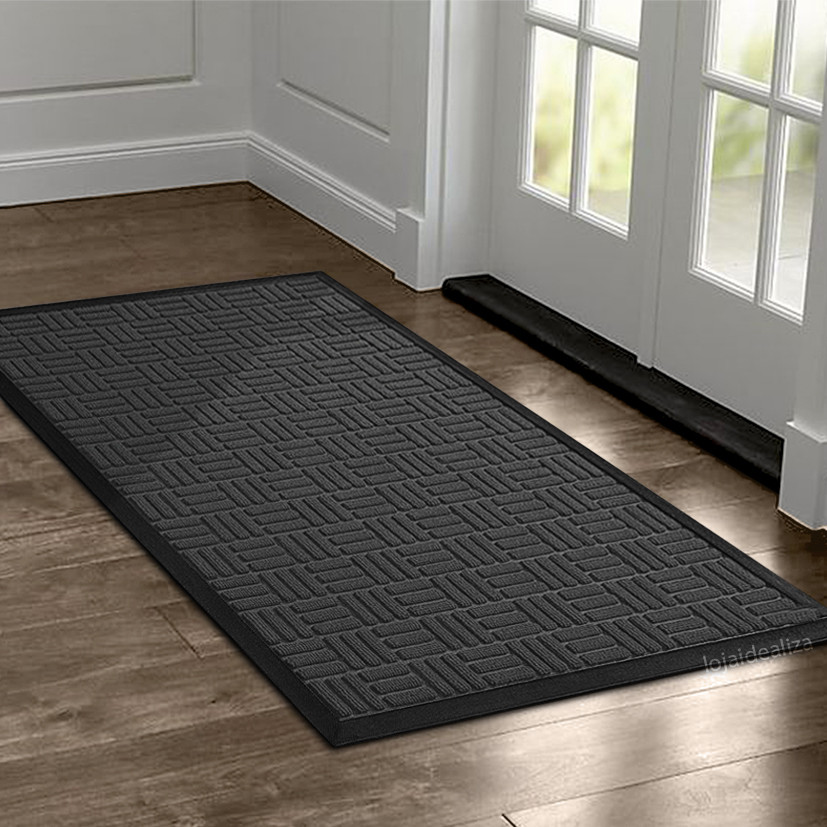 1 Tapete Porta Capacho Naska Antiderrapante Grande Gf 60x90 em Oferta na Shopee