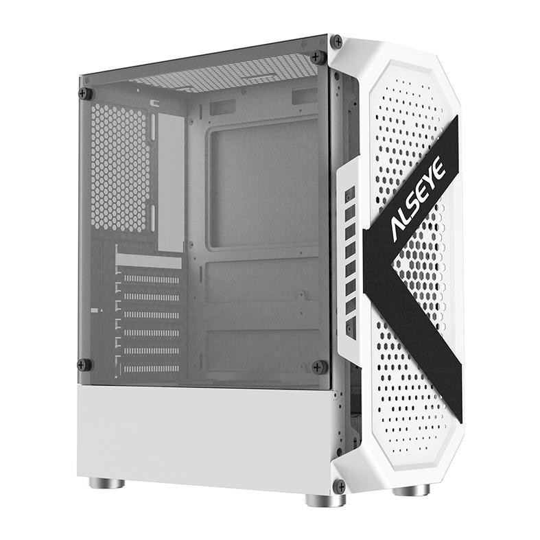 Gabinete Gamer Alseye Cream, Mid-Tower, Lateral de Vidro, Branco, CREAM-WH - Computers & Accessories