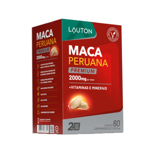 Maca Peruana Premium - 60 Comprimidos - Lauton em Oferta na Shopee