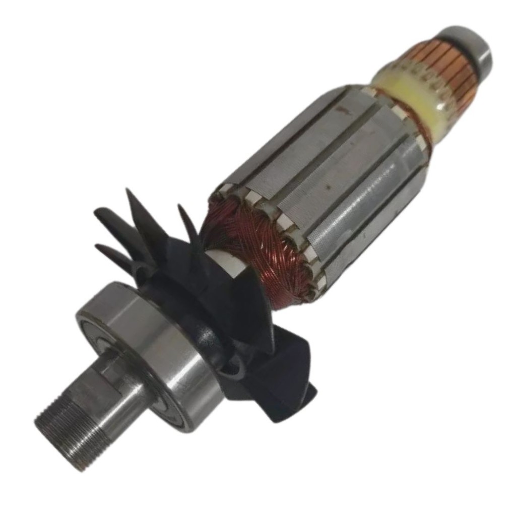 INDUZIDO ROTOR MAKITA COMPLETO 127V TUPIA RP0900 ORIGINAL